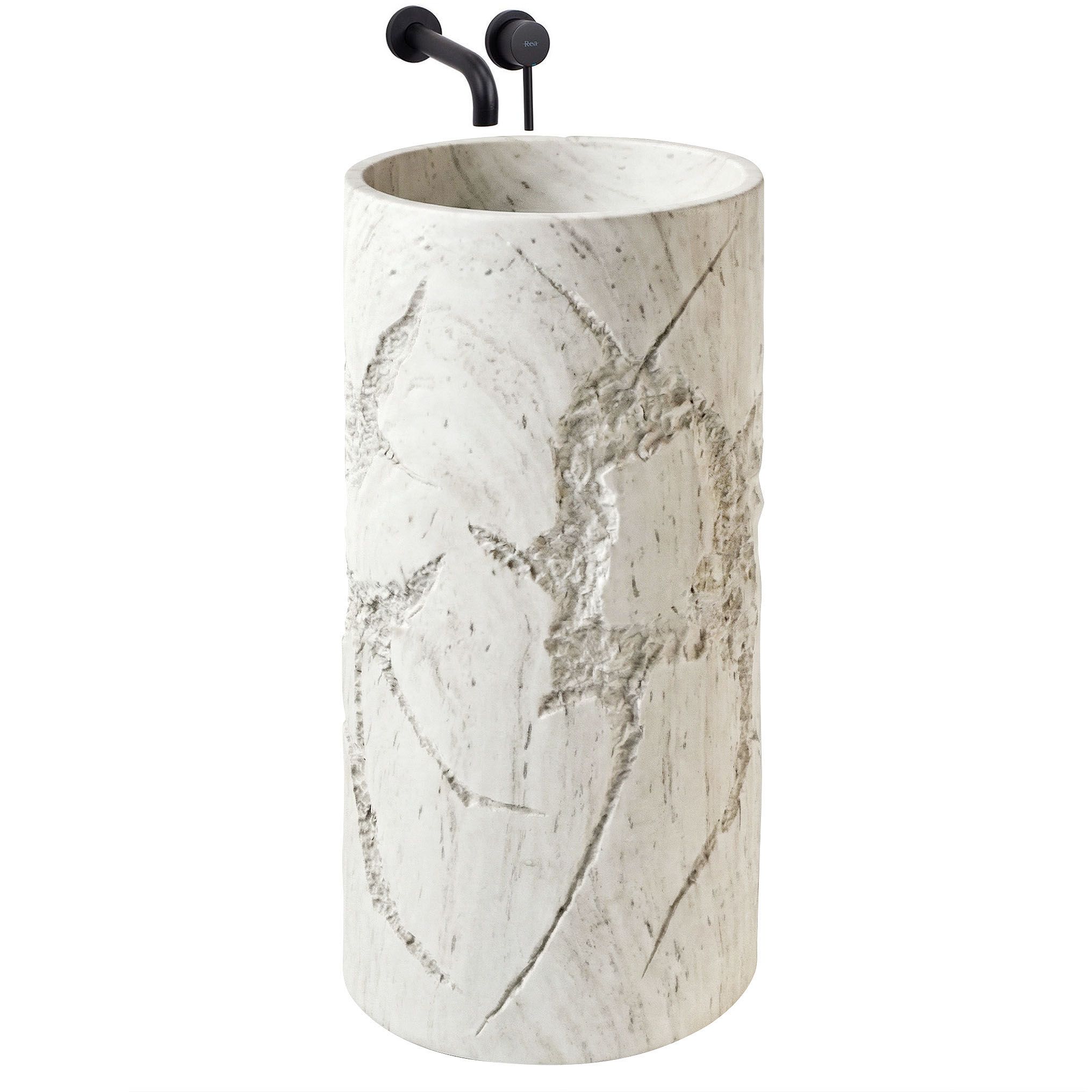REA vapaasti seisova pesuallas Revello , Beige, 46x46x85,5cm