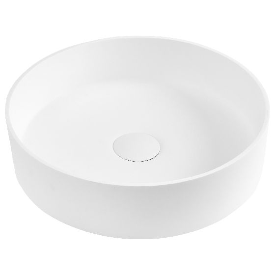 Pesuallas tason päälle SALITRAL ⌀ 36 cm Valkoinen