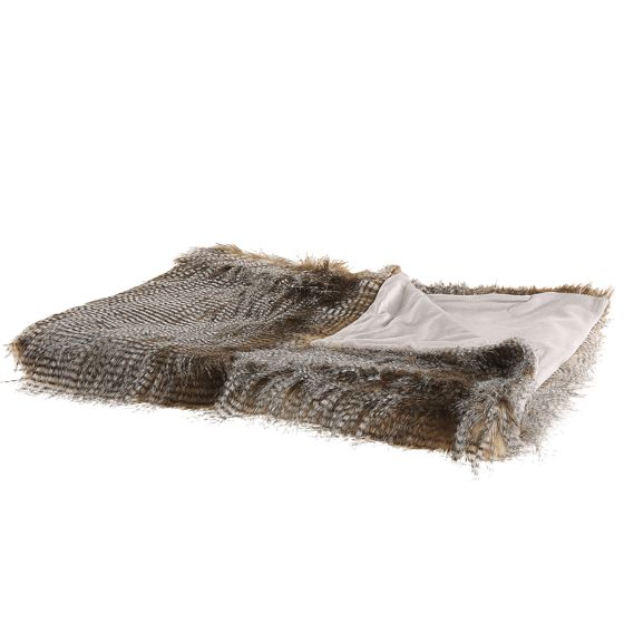 Torkkupeitto ASDAD kangas 180 x 220 cm Ruskea