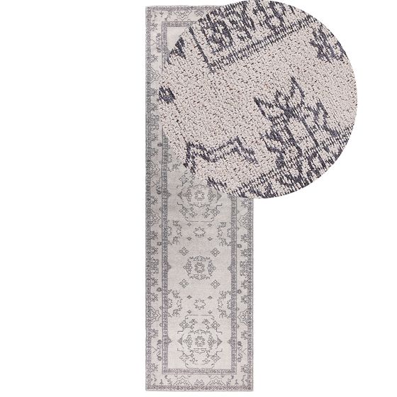 Matto GOLLER Beige 80 x 300 cm puuvilla