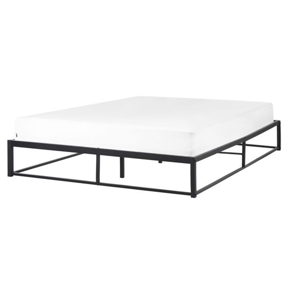 Sänky metalli VIRY 160 x 200 cm Musta