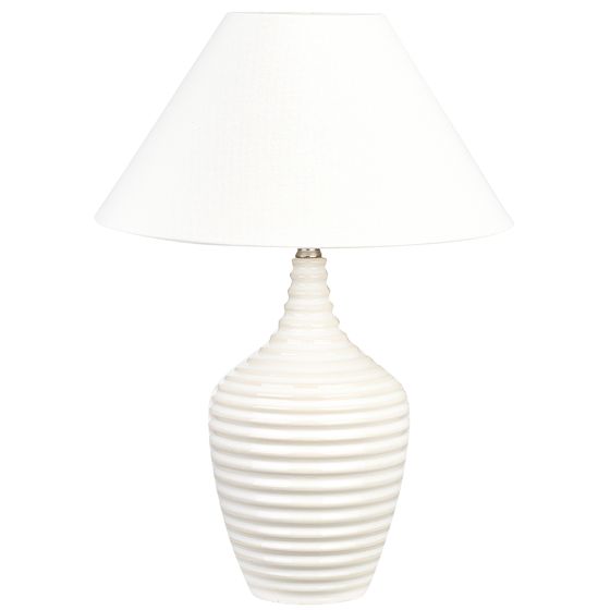 Pöytävalaisin CELESTE keramiikka Beige