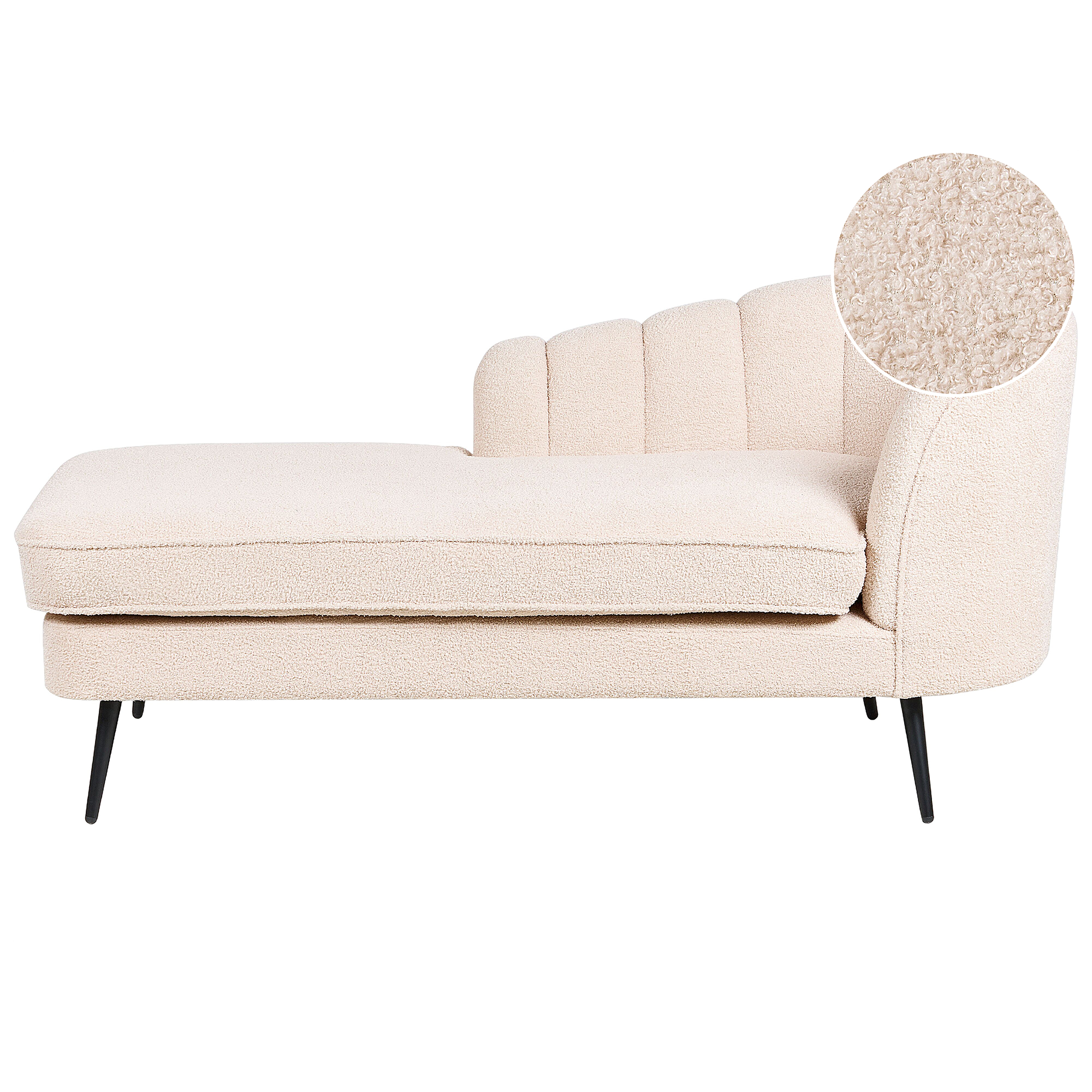 Divaani oikea ALLIER Buklee Vaaleanbeige