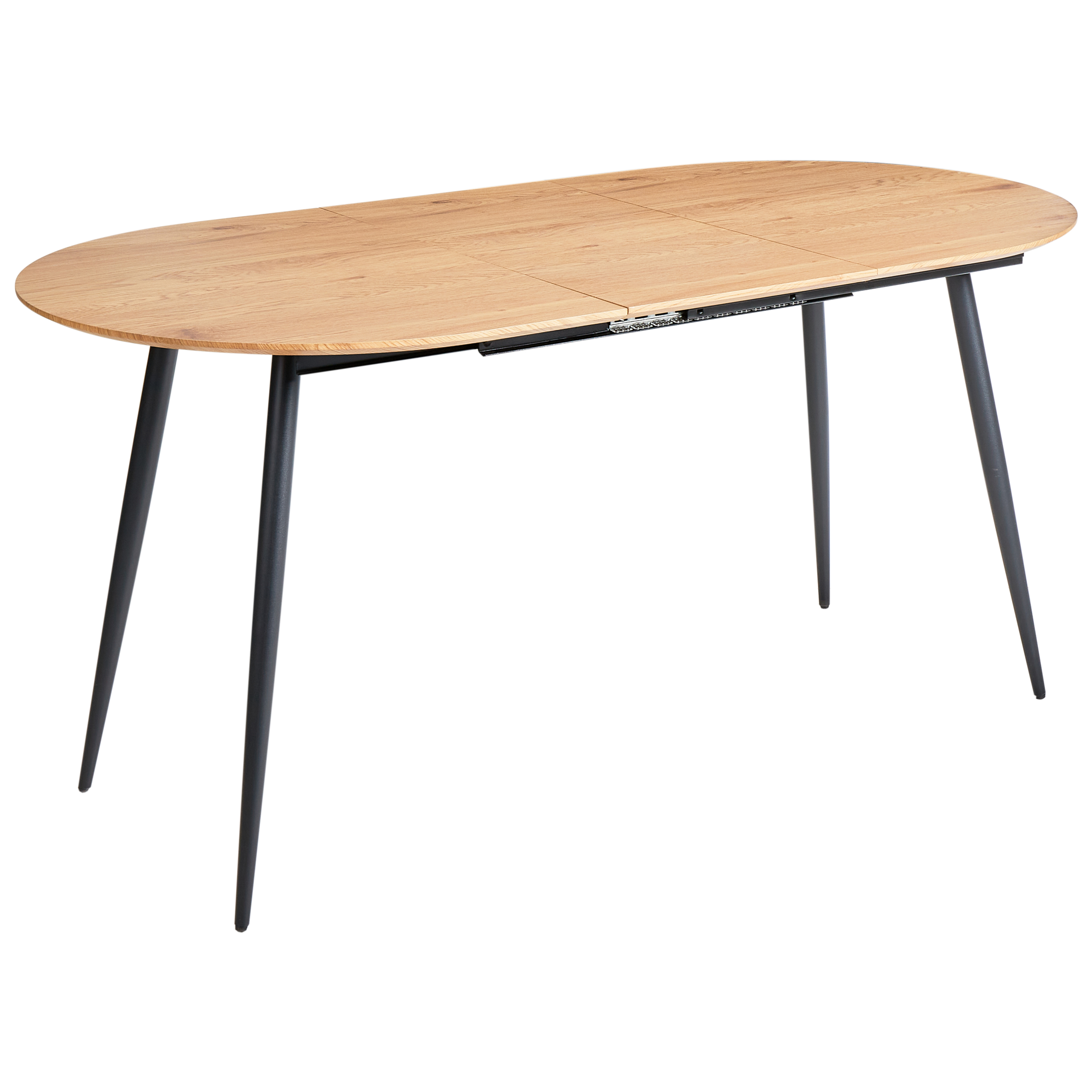 Jatkettava ruokapöytä CLAVET Vaaleanruskea 120/160 cm 80 cm