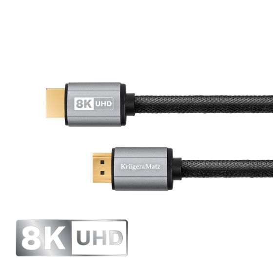 HDMI - HDMI 2.1 -kaapeli 0,9 m UHD 8K 60Hz KrugerMatz