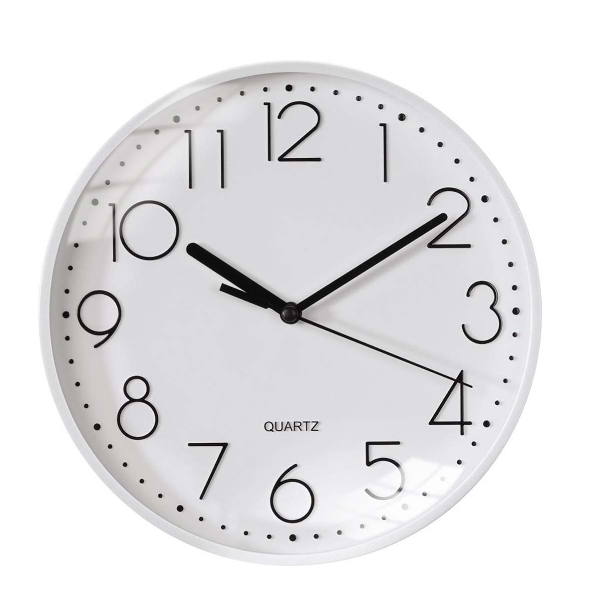 Hiljainen moderni seinäkello 26cm toimistoon tai olohuoneeseen