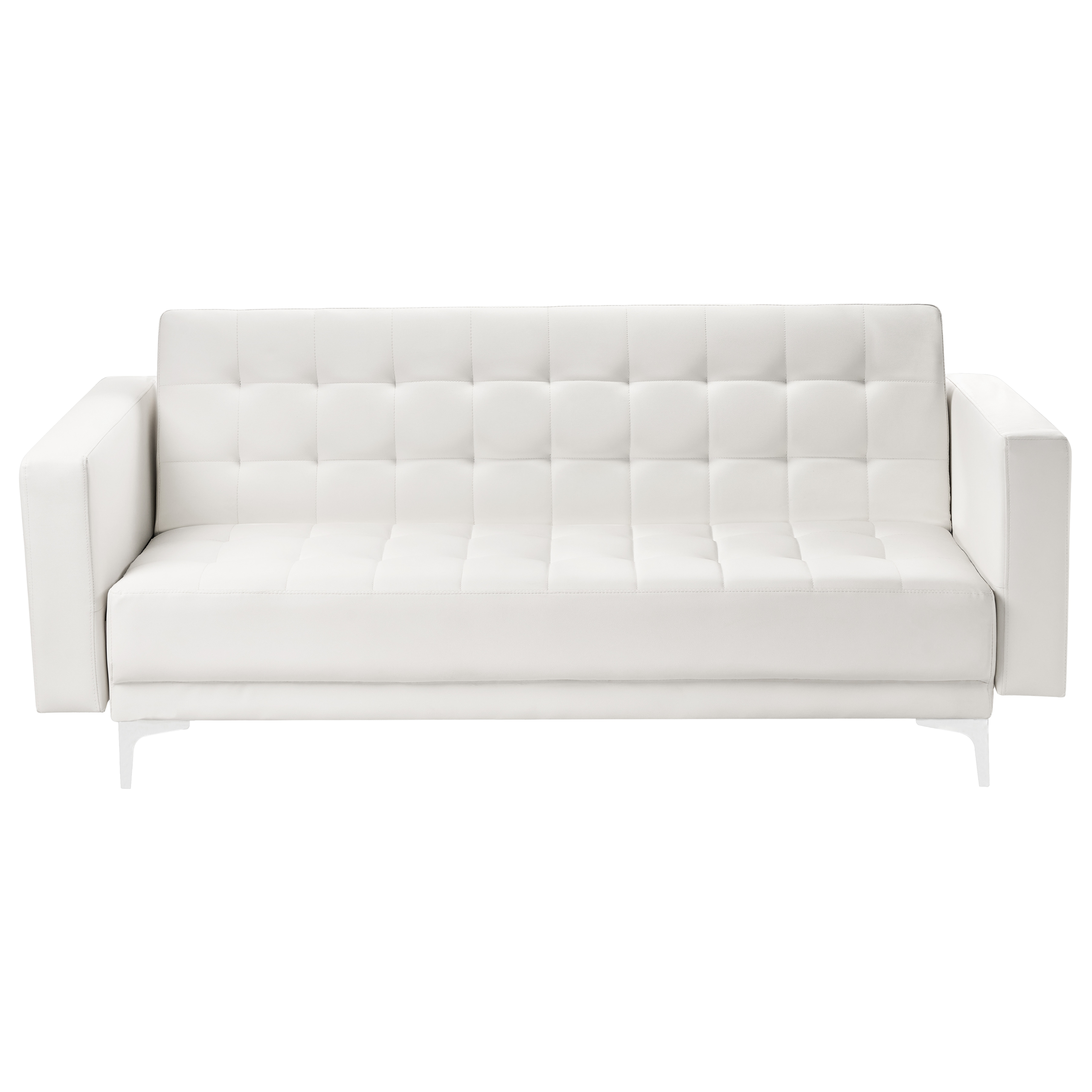 Vuodesohva ABERDEEN keinonahka Valkoinen 3-istuttava