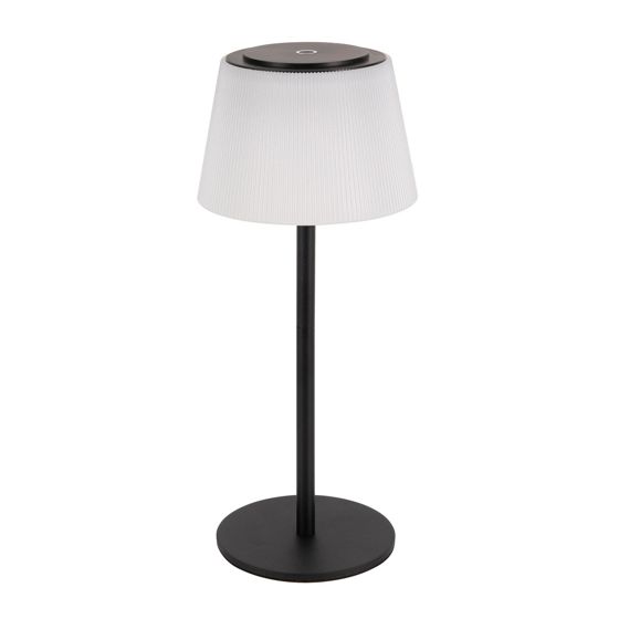 NETTLIFE Langaton LED-yöpöytävalaisin, USB-ladattava, kosketus, himmennettävä, musta, 3600 mhA