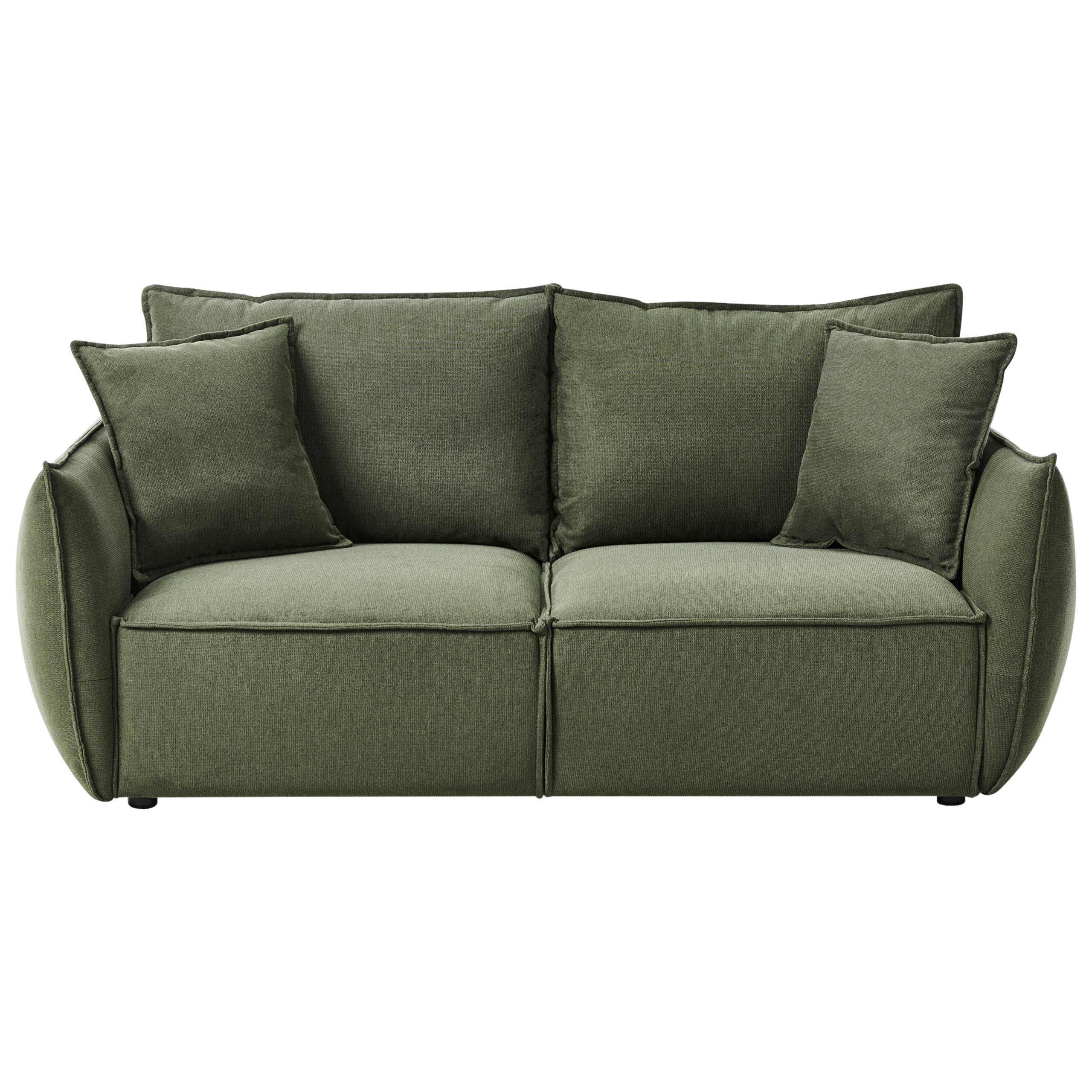 Sohva 3-istuttava KUNES kangas Vihreä