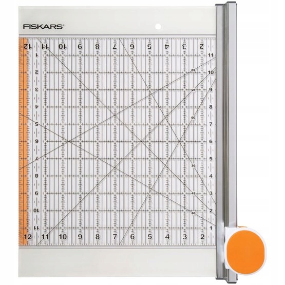 Fiskars Pyörivä terägiljotiini ja viivain 30,5 x 30,5 cm