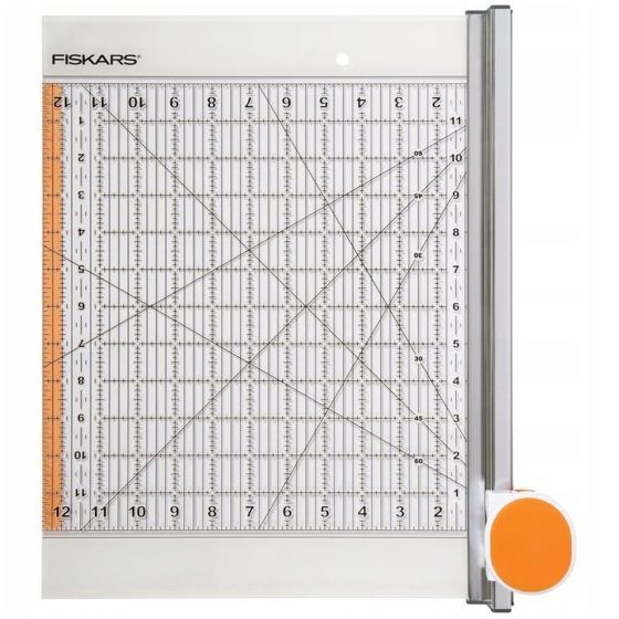 Fiskars Pyörivä terägiljotiini ja viivain 30,5 x 30,5 cm