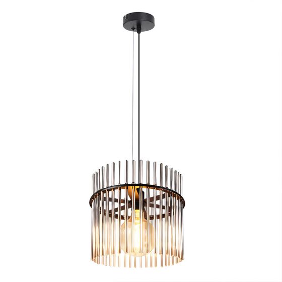 NETTLIFE Vintage-riippuvalaisin, 1 polttimo: Musta teollisen tyylinen riippulamppu, 4,5 m johdolla, pistorasialla ja katkaisijalla, E27-kanta