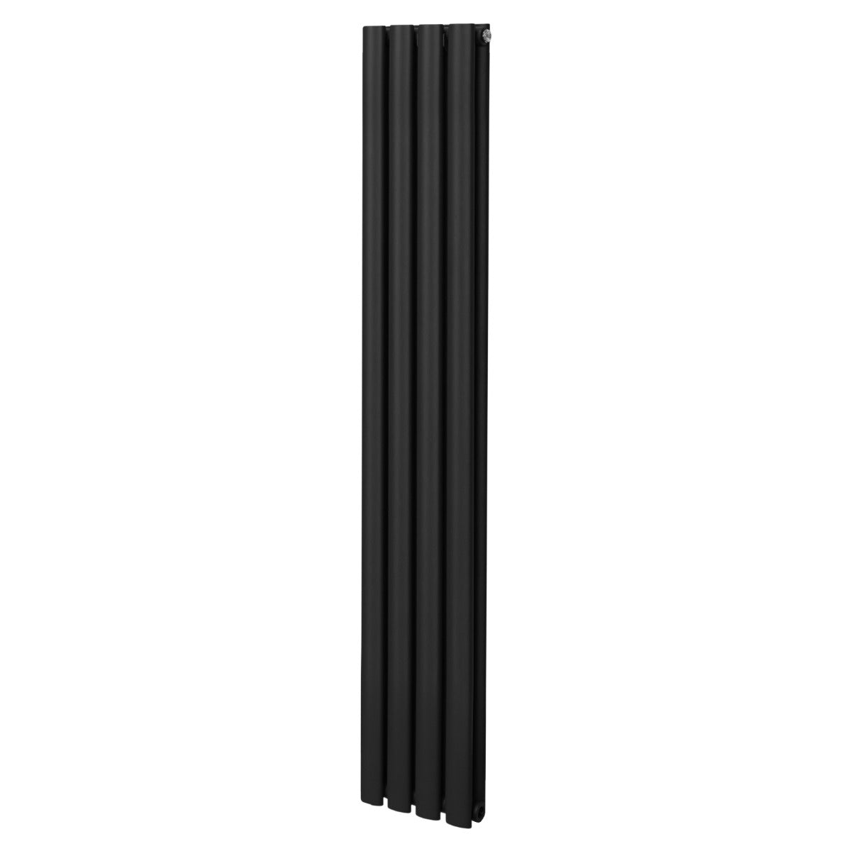 Soikea pylväspatteri – 1600 mm x 240 mm – Musta