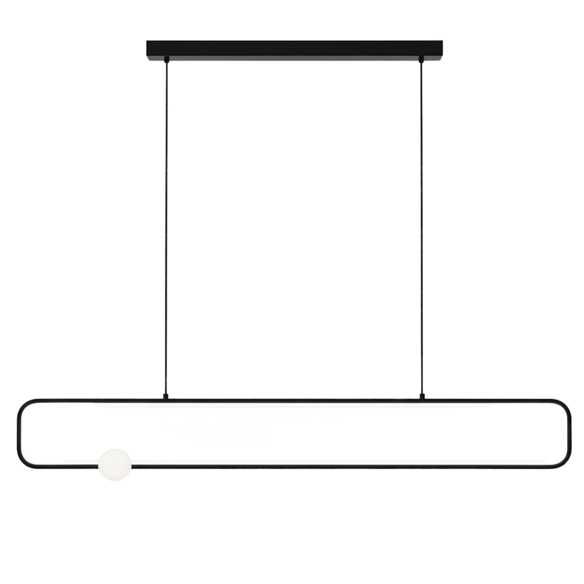 TOOLIGHT riippuvalaisin G123-CP musta, 2X2X110CM