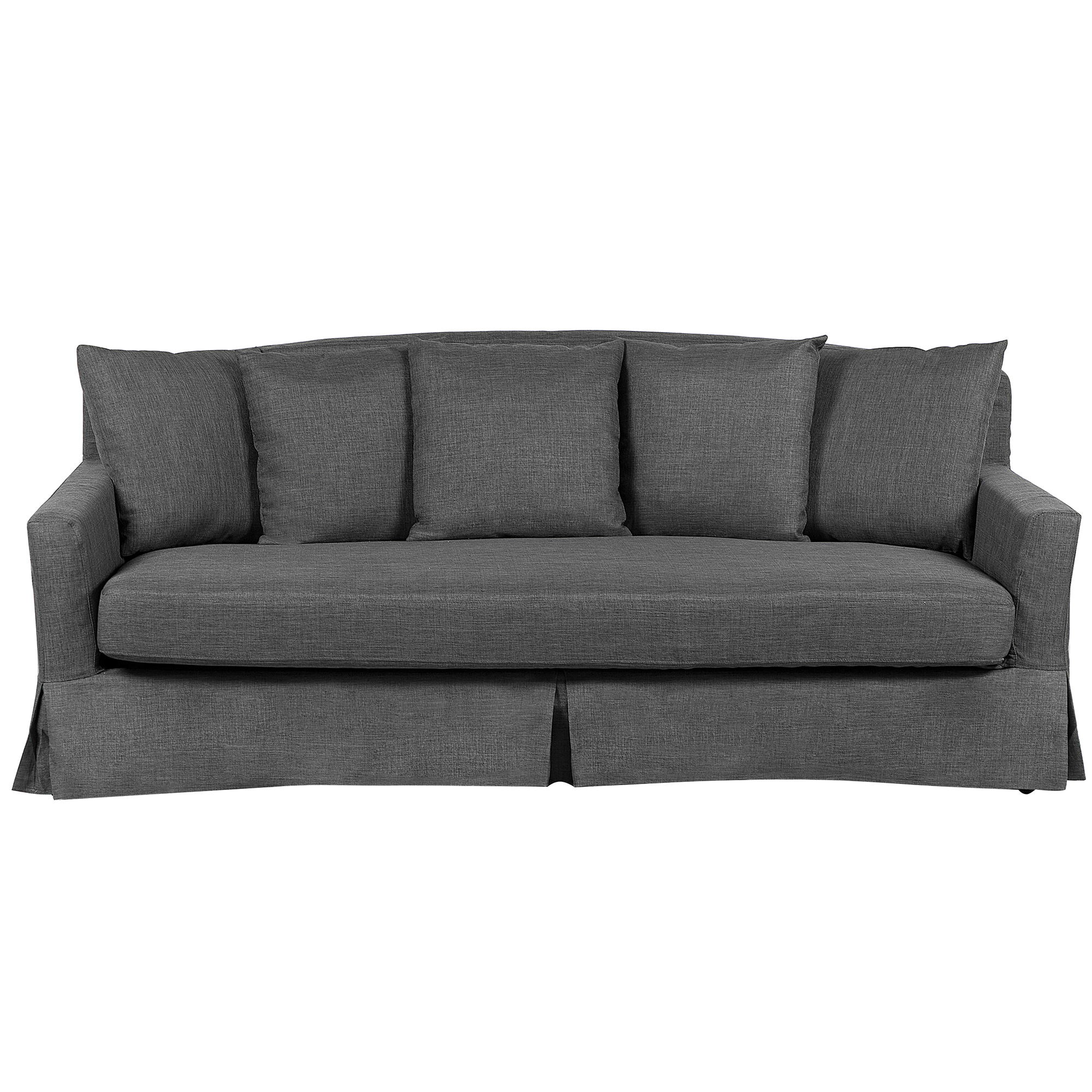 Sohva 3-istuttava GILJA kangas Tummanharmaa