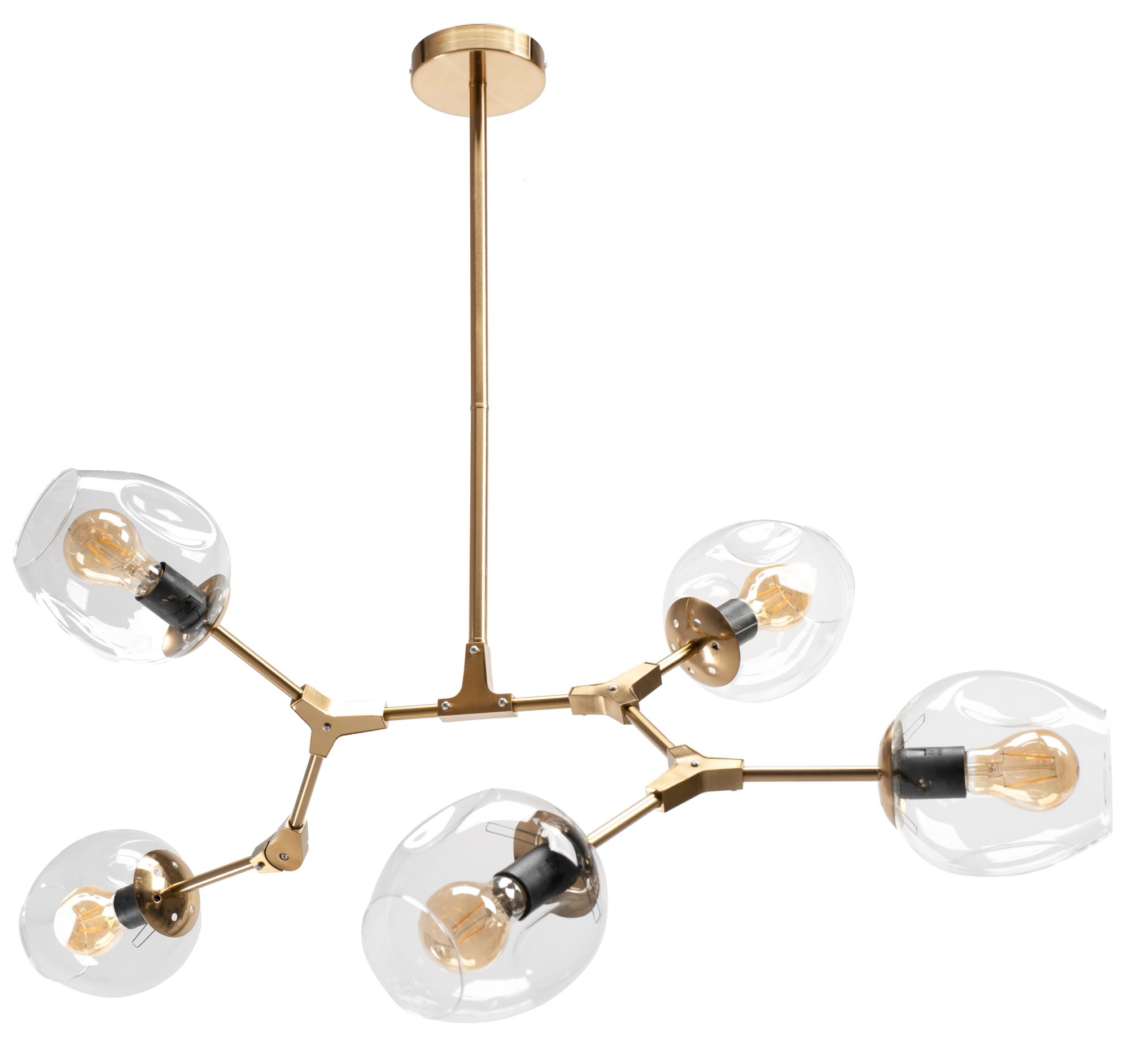 TOOLIGHT riippuva kattovalaisin APP506-5C kulta, 105x105x50cm