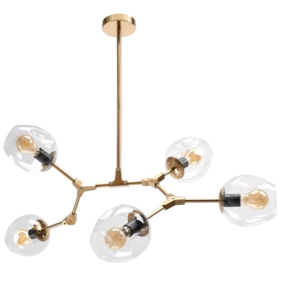 TOOLIGHT riippuva kattovalaisin APP506-5C kulta, 105x105x50cm