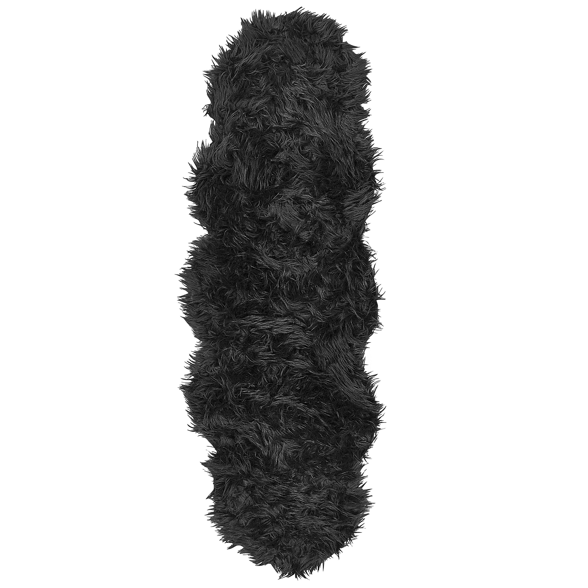 Tekoturkismatto MAMUNGARI Musta 60 x 180 cm