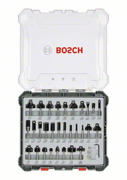 Bosch Jyrsinteräsarja 30-osaa 8 mm varsi
