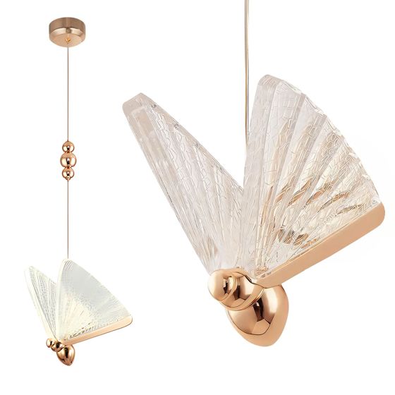 TOOLIGHT riippuvalaisin LHJ105-1CP kulta, 13X13X17CM