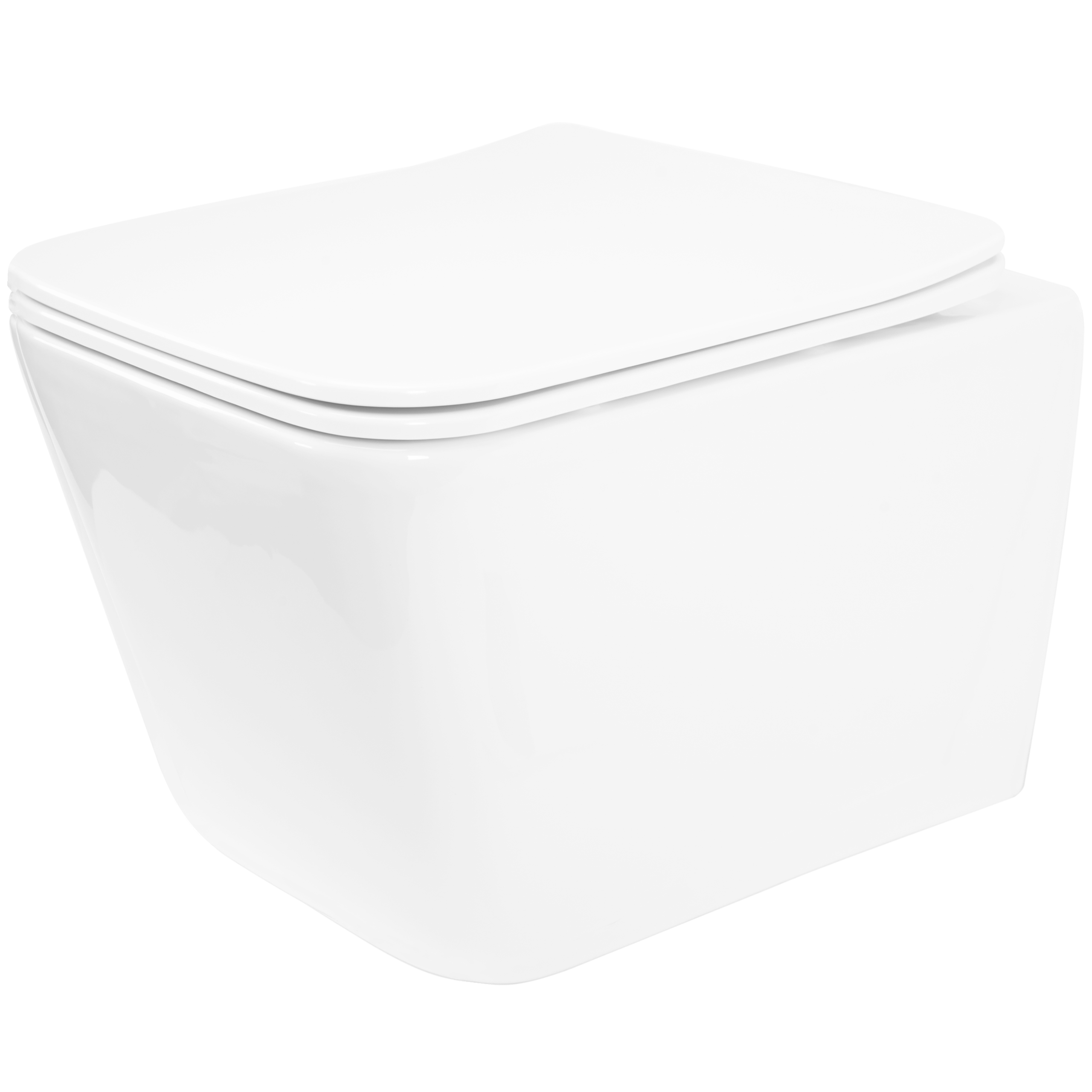 REA Seinä-WC JULIO RIMLESS valkoinen, 51,5X35,5X30CM