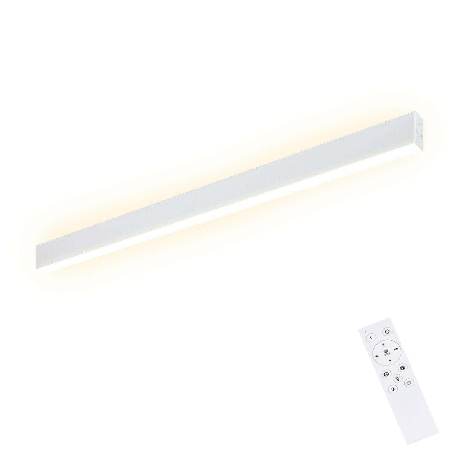 NETTLIFE LED-kattovalaisin olohuoneeseen - 53,6 cm olohuoneen lamppu, pitkä lamppu, moderni keittiön lamppu 17W