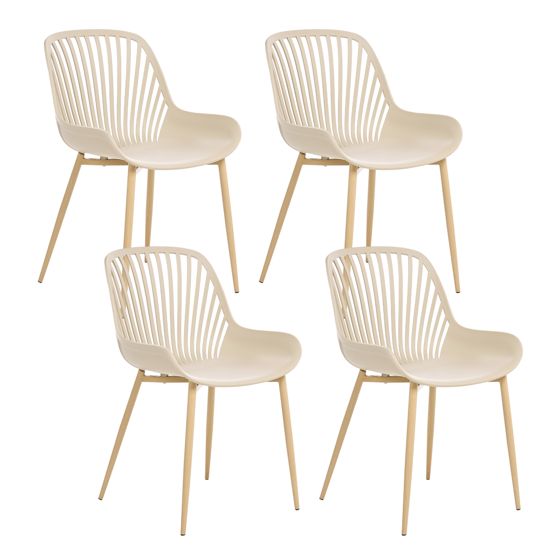 Ruokatuolisetti 4 kpl KLEVE Beige