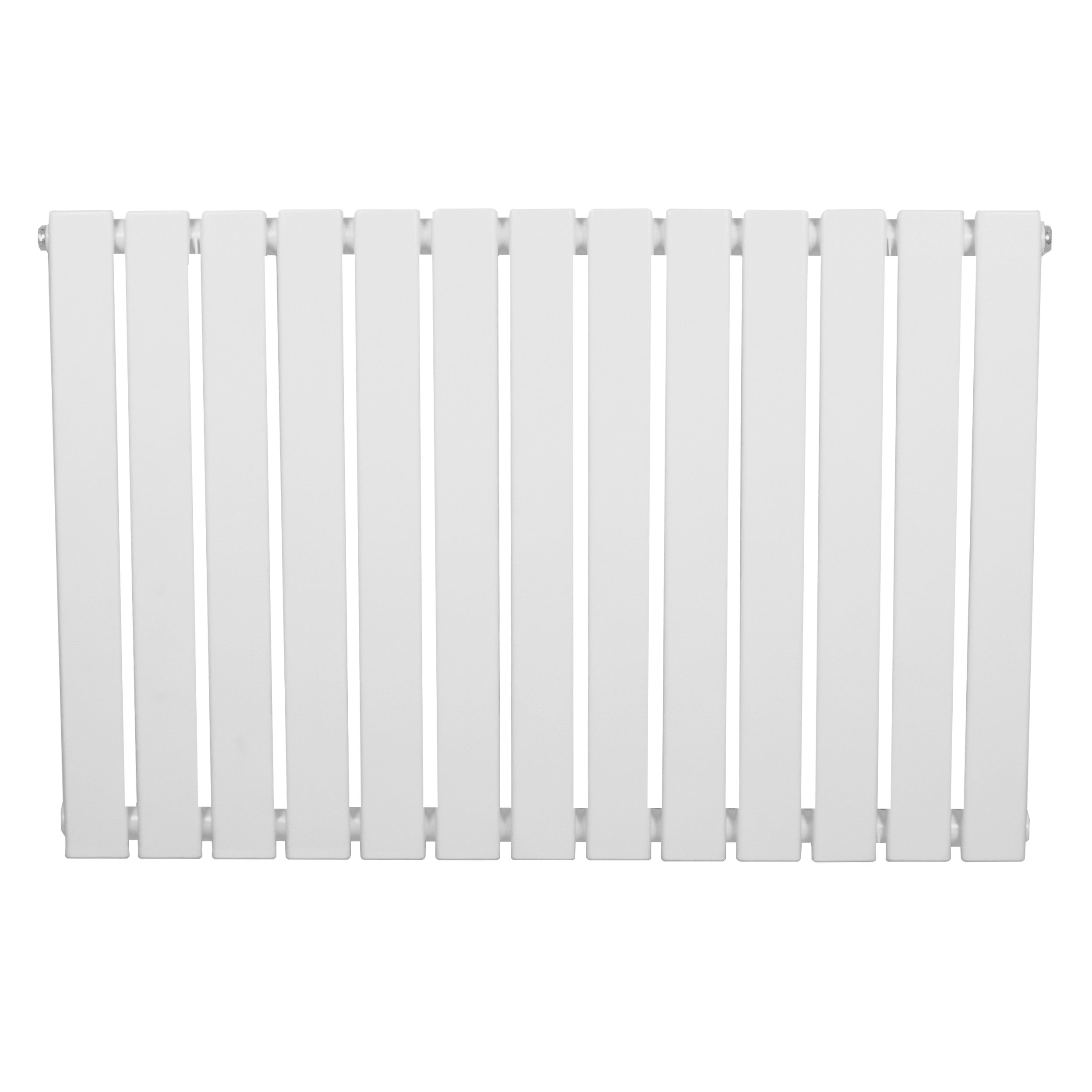 Litteä yksipylväinen patteri - 600 x 910 mm - valkoinen