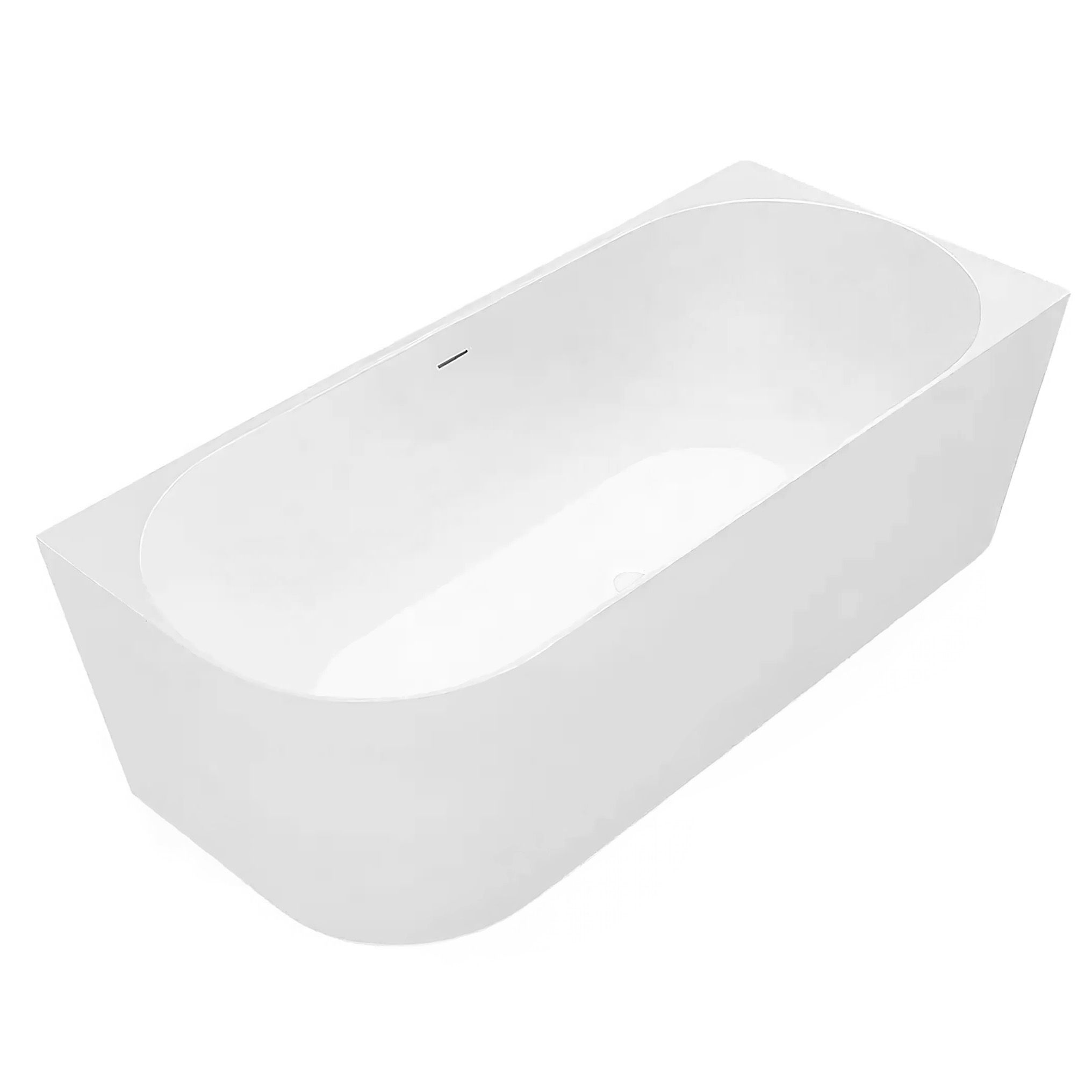 REA Kulma-amme Bellanto Slim 150 Oikea Valkoinen, 150X74X58CM