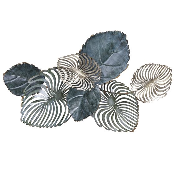 Seinäkoriste Lehti MAGNESIUM metalli 55 cm Kulta