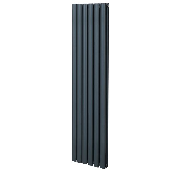 Soikea pylväspatteri – 1600 mm x 360 mm – Antrasiitinharmaa