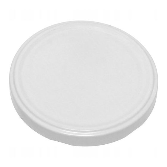 Valkoinen purkin kansi, halkaisija 82/6, 10 kpl