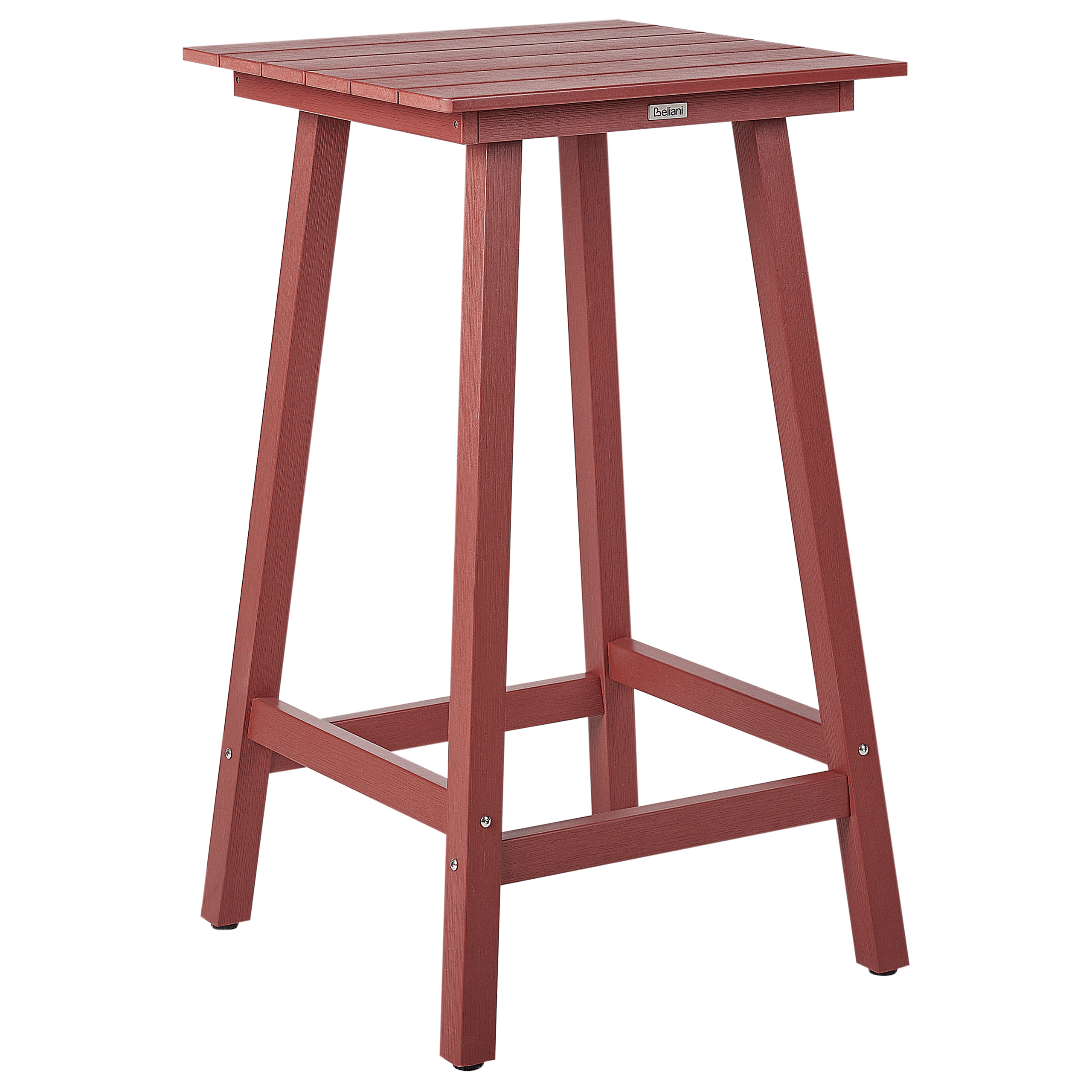 Ulkobaaripöytä ADIRONDACK 60 cm 59 cm Synteettinen materiaali Punainen
