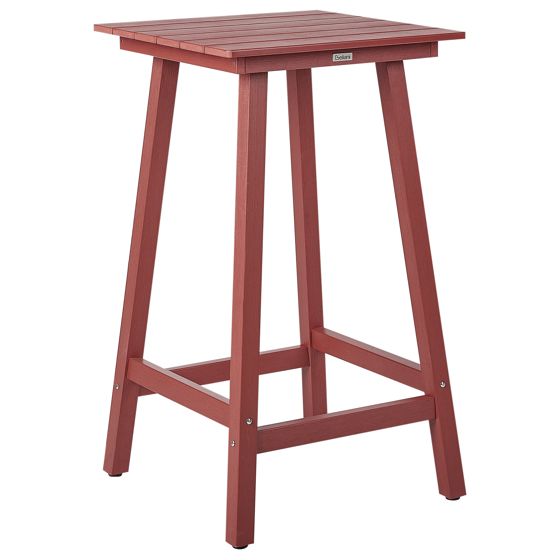 Ulkobaaripöytä ADIRONDACK 60 cm 59 cm Synteettinen materiaali Punainen