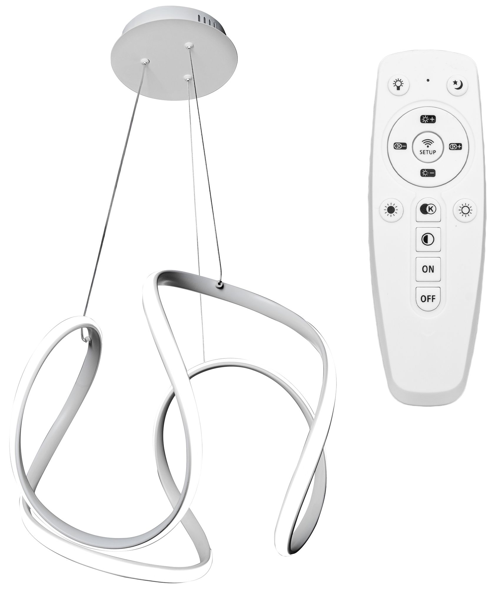 TOOLIGHT riippuvalaisin APP388-CP valkoinen, 33, 5X44, 5X90CM