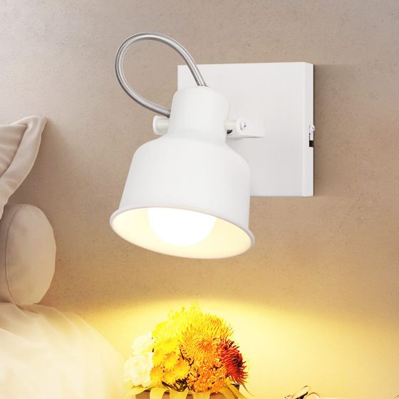NETTLIFE Kattospotti, 1 liekki, vintage - seinävalaisin, E14, korkealaatuinen, retrohenkinen, säädettävä 350°, MAX. 40W