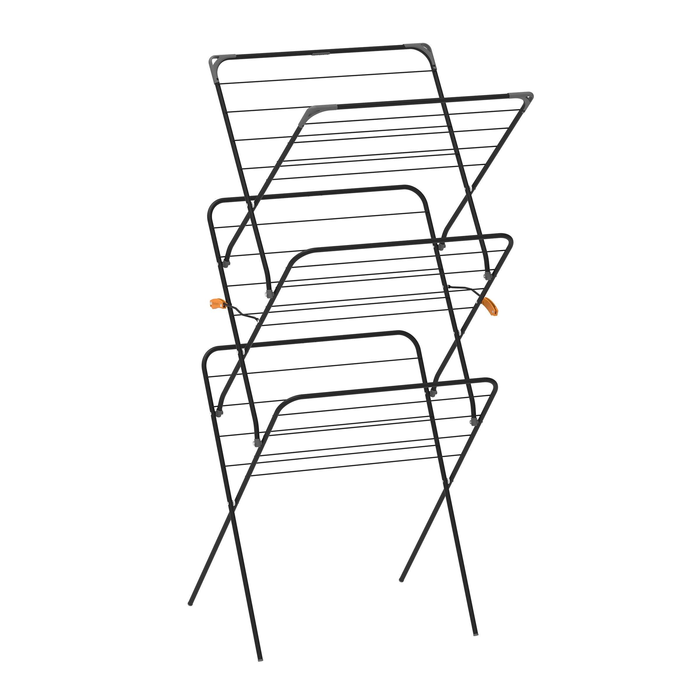 Rörets Kuivausteline Rise Black