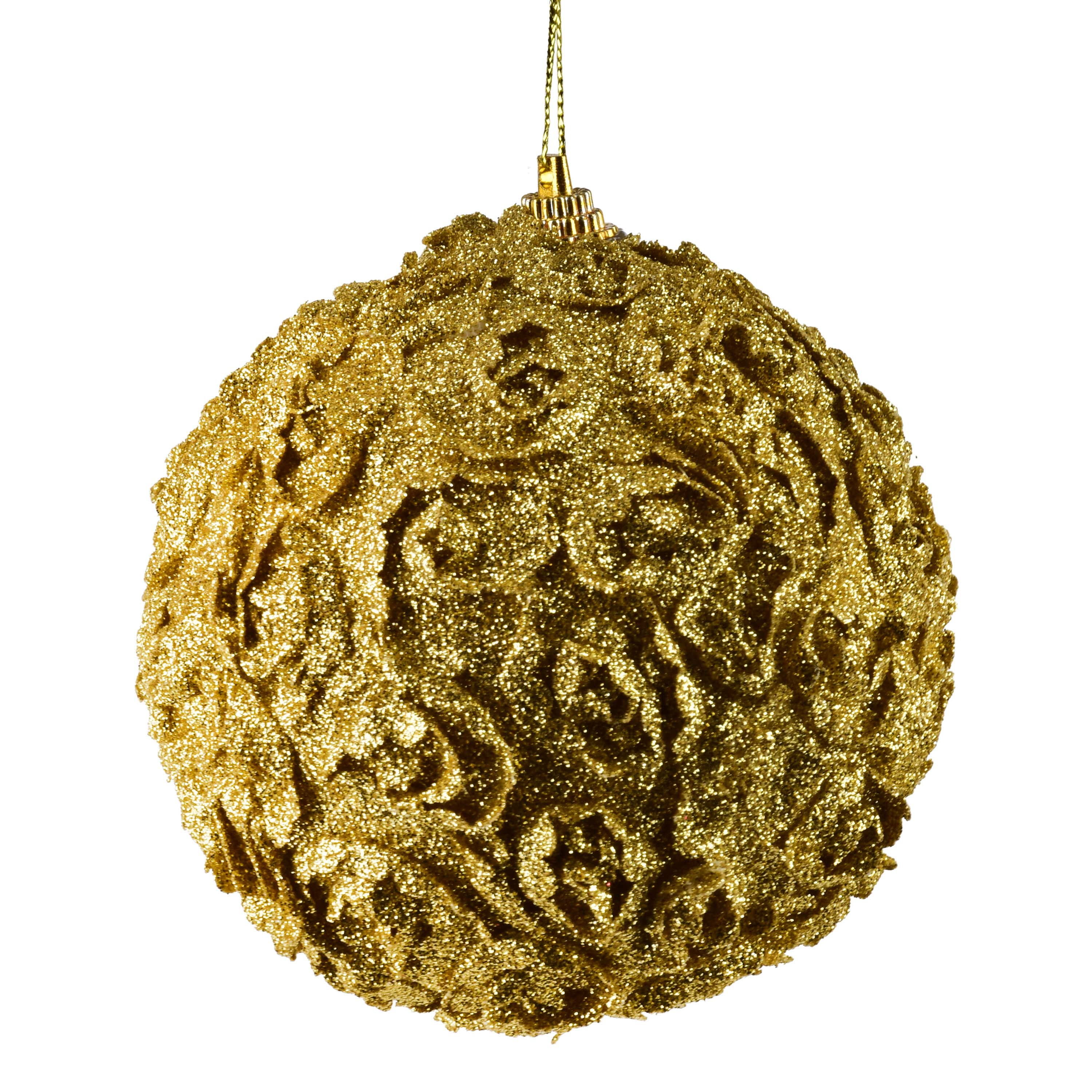 Joulupallo styroksi Santa Lila 10cm koristeltu 1kpl