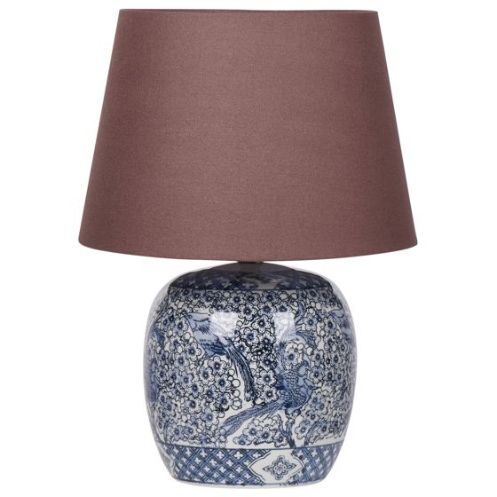 Pöytävalaisin NEIRA posliini Ruskea