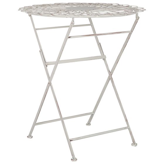 Bistropöytä taitettava STIFFE 70 cm 70 cm Metalli Valkoinen