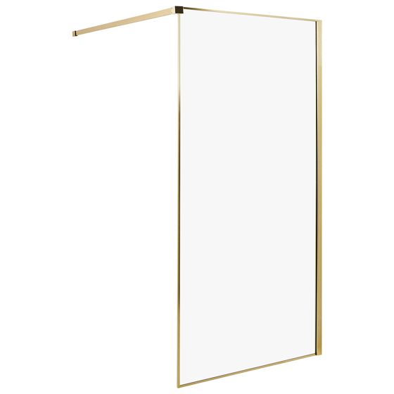 Suihkuseinä WASPAM 100 x 190 cm Kulta