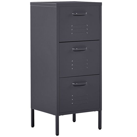 Säilytysyksikkö WOSTOK metalli Musta