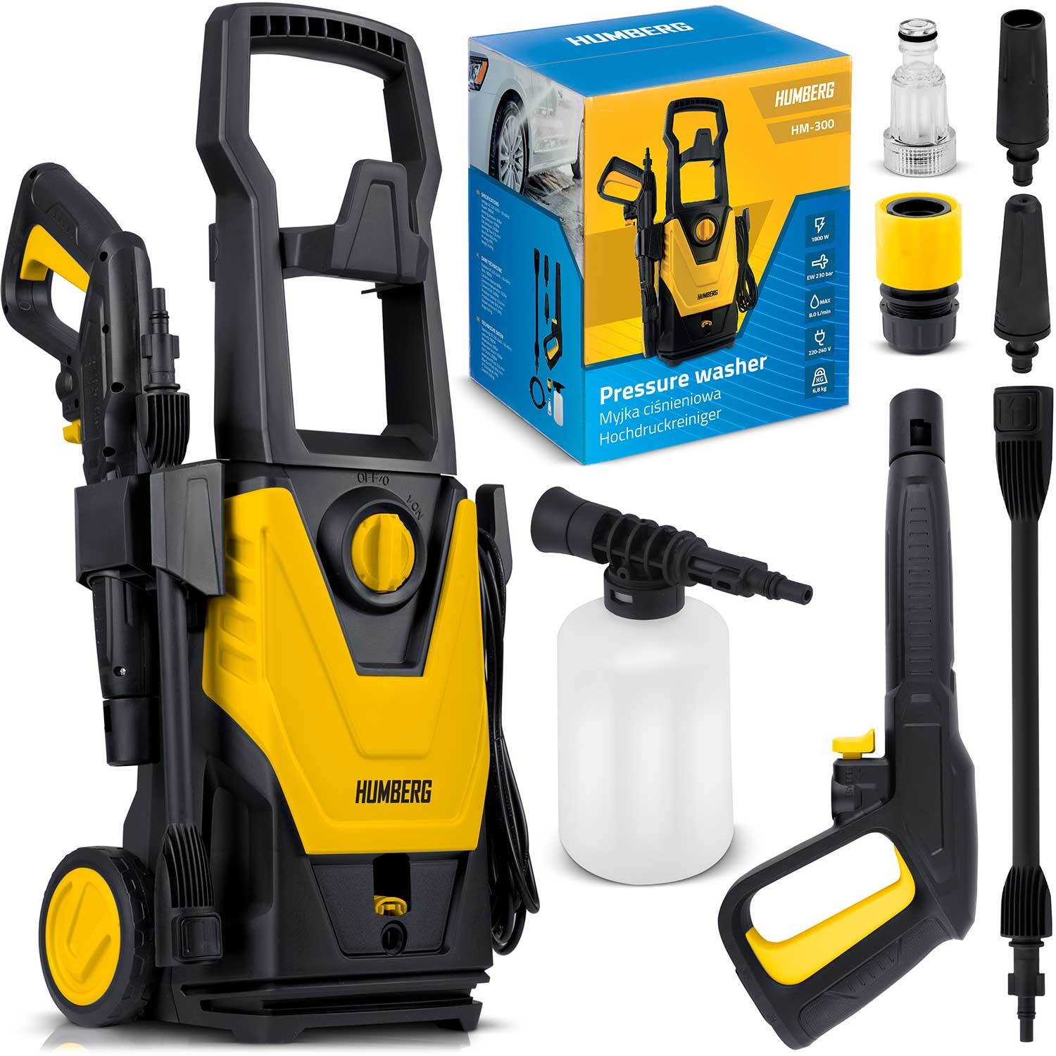 Humberg HM-300 1800 W painepesuri