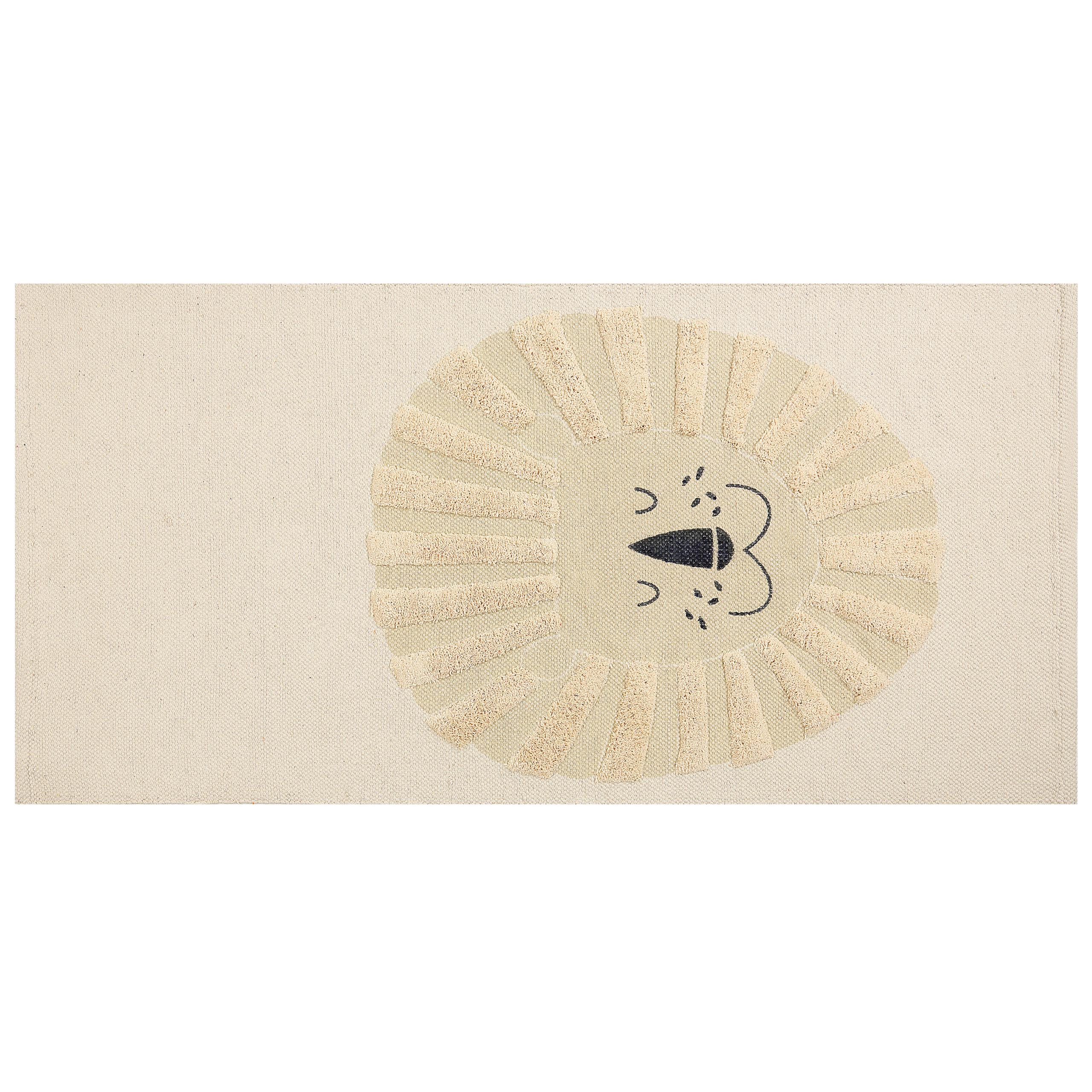 Lastenmatto BALARI Beige 80 x 150 cm Puuvilla