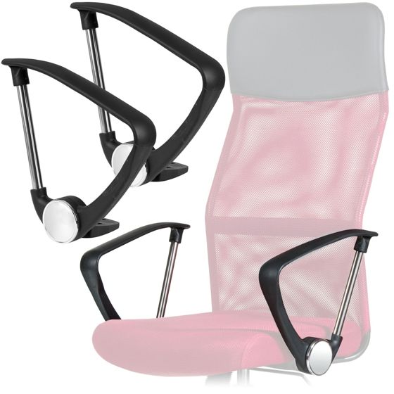 Käsinojat Sydney-nojatuoliin, mustat, 2 kpl.