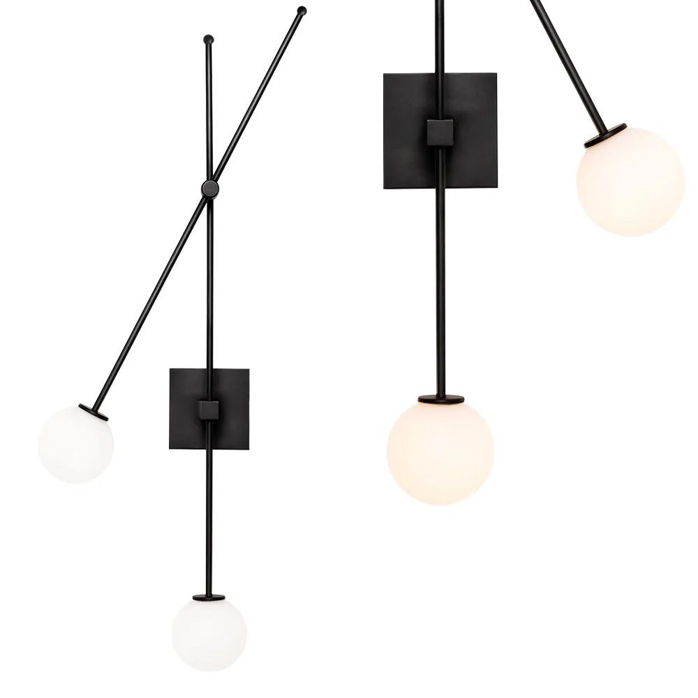 TOOLIGHT seinävalaisin APP1595-2W musta, 100x10x100cm
