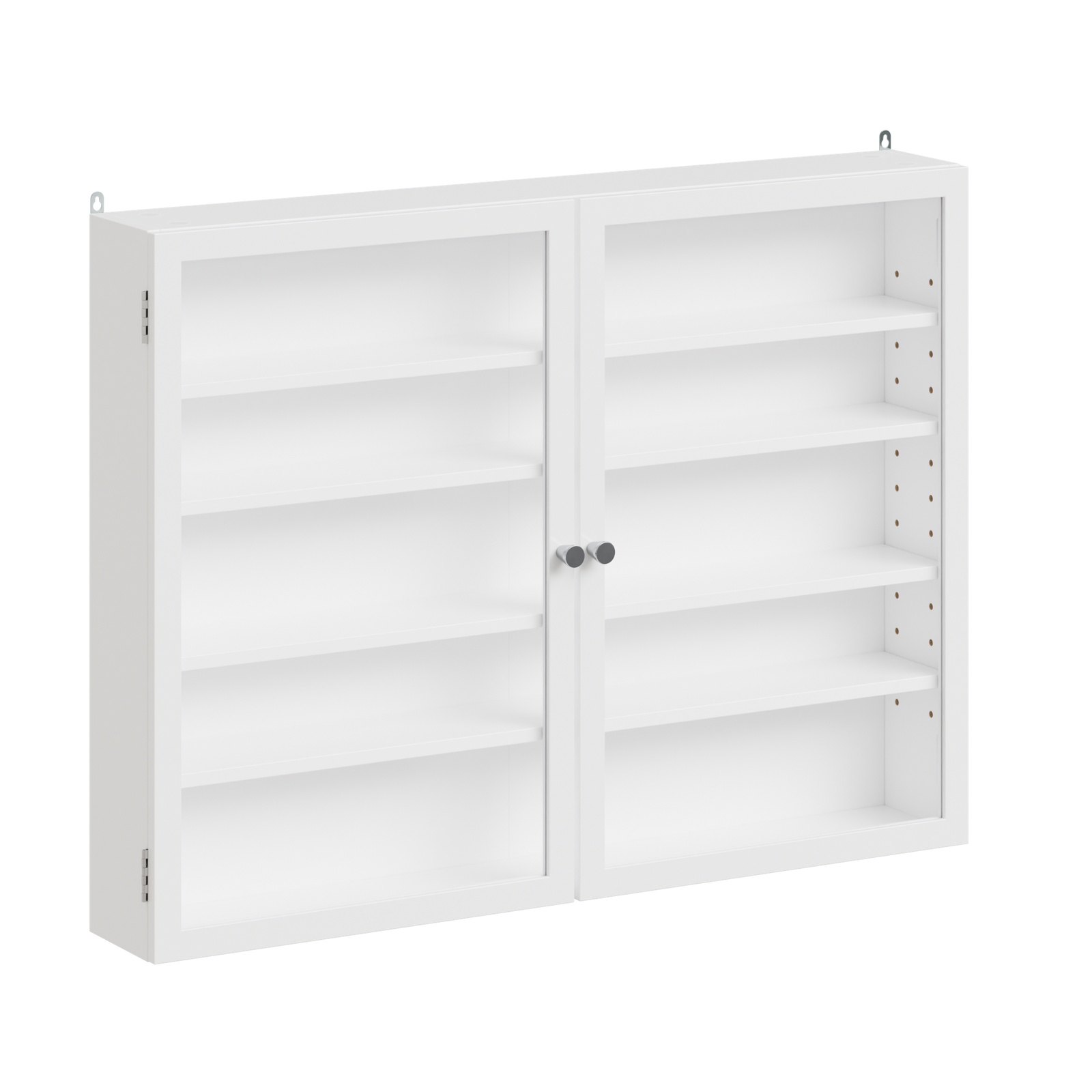 Seinäkaappi kaksiovinen valkoinen 80.0x12.2x60.0 cm FSB113-W