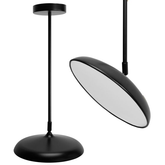 TOOLIGHT riippuva kattovalaisin LED APP1280-CP musta, 25x25x63cm