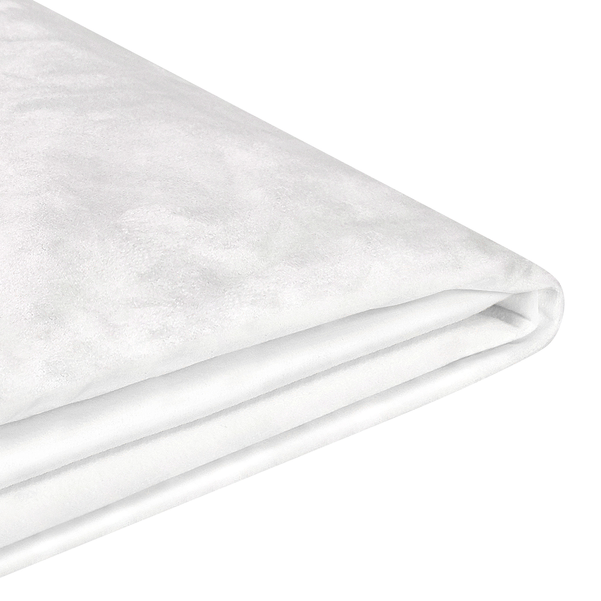 Sängynrungon päällinen Sametti FITOU 160 x 200 cm Valkoinen