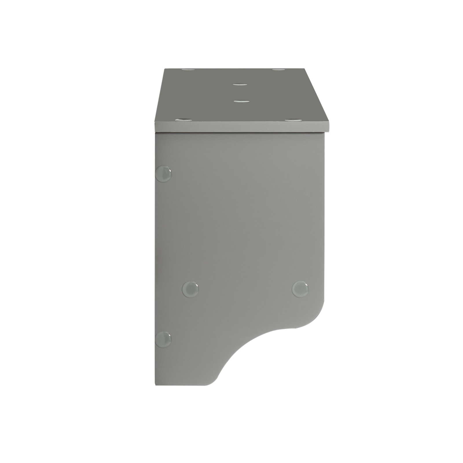 SoBuy Seinäteline FRG282-HG 5 koukkua, 3 koria, ekologinen harmaa